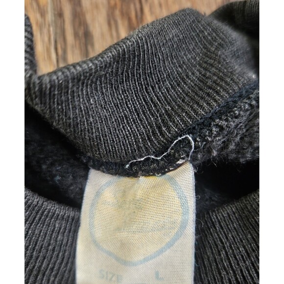 Vintage 80's Cats The Musical Black Crewneck Sweatshirt USA Made Size L - Picture 8 of 16